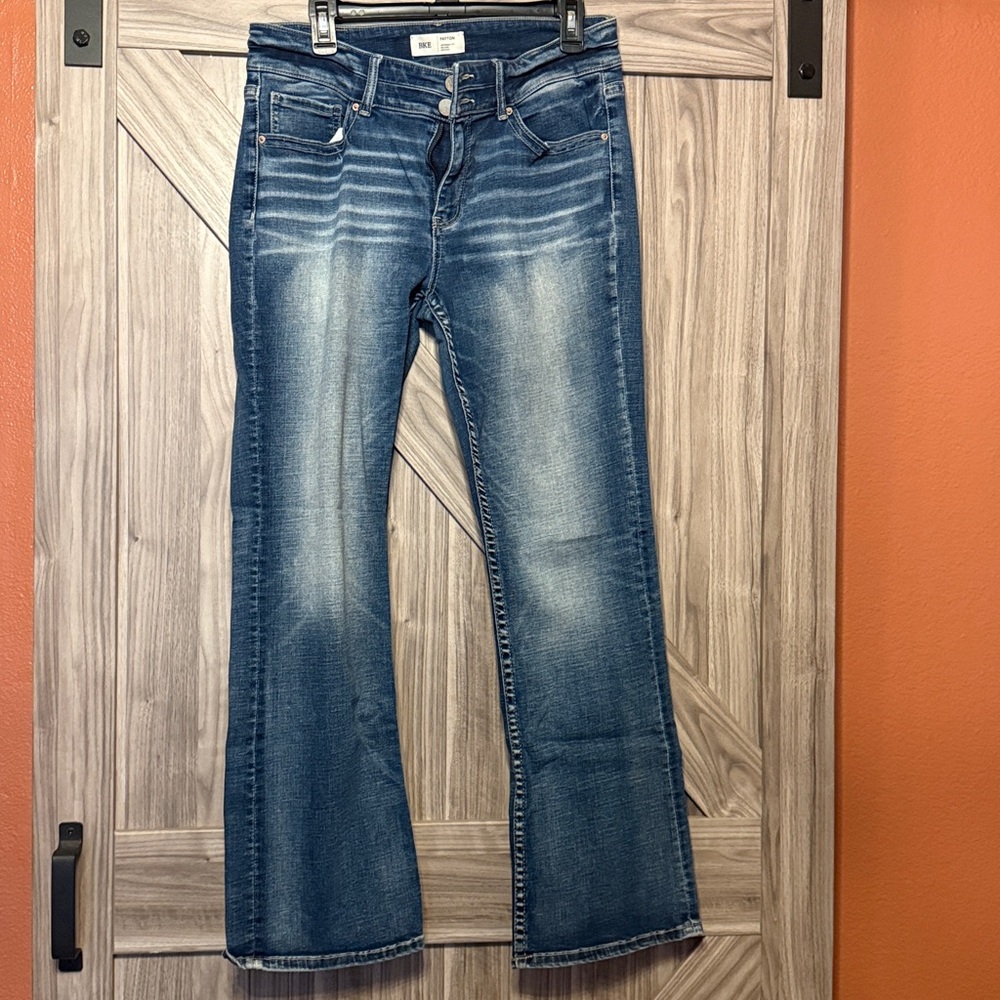 BKE Faded Indigo Bootcut Jeans